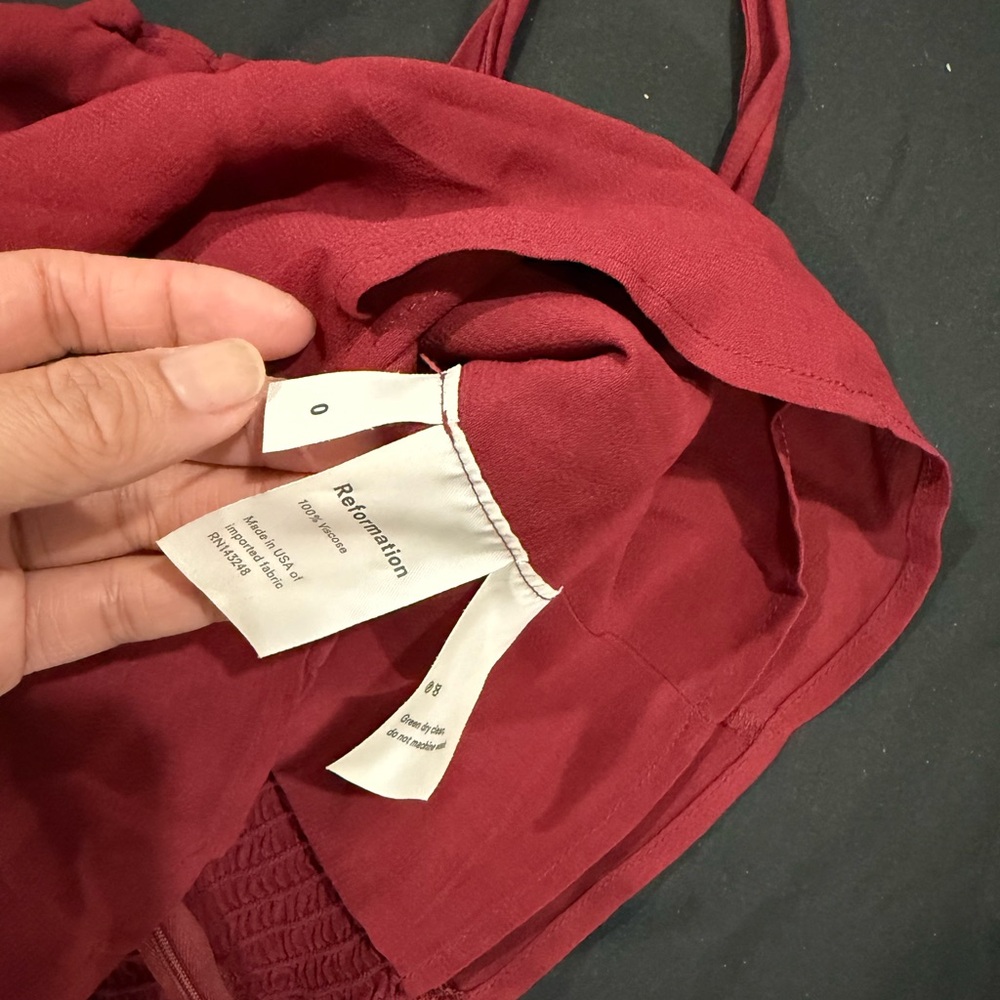 Reformation Red Tank Top - Picture 4 of 4